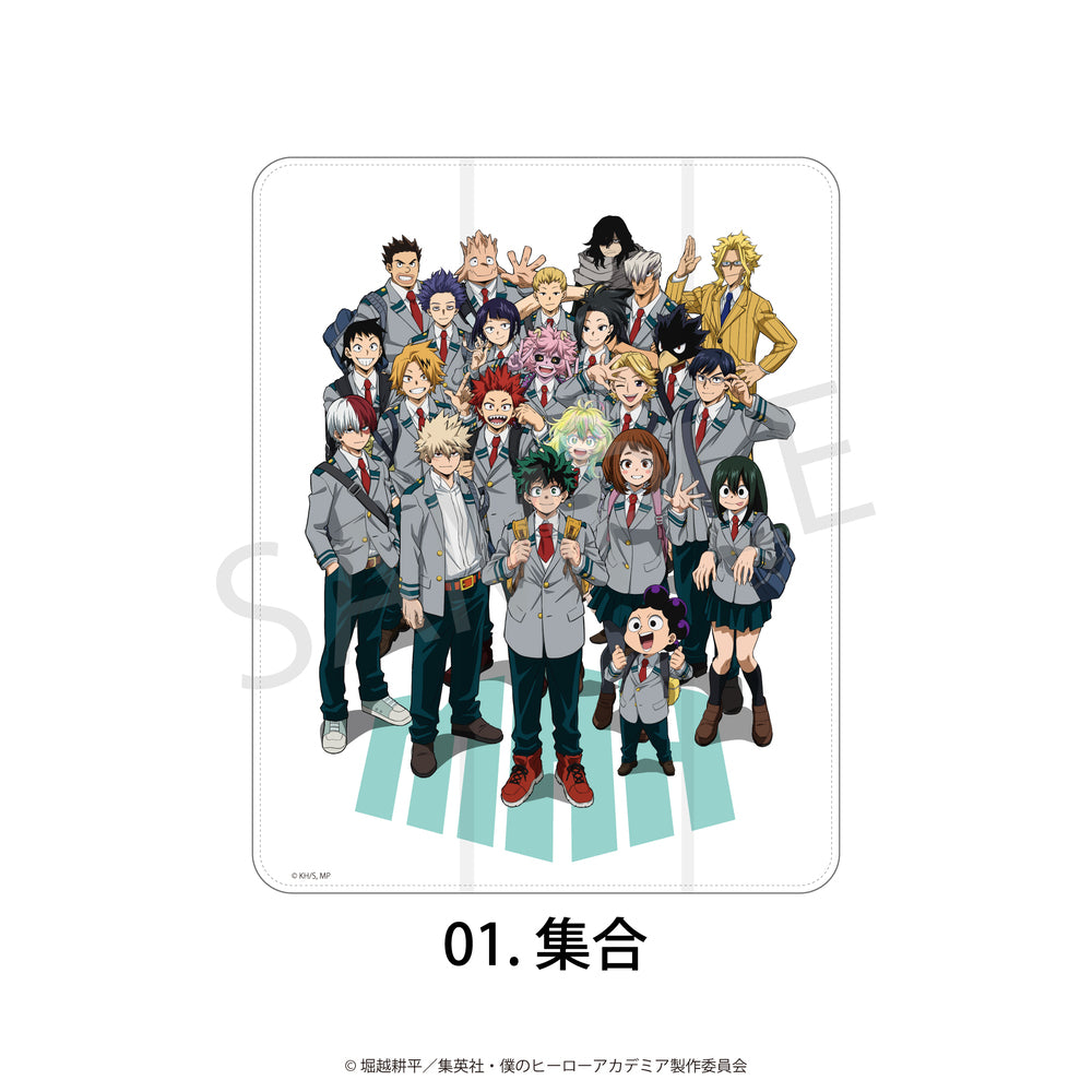 僕のヒーローアカデミア iPad手帳型ケース(mini6) 01.集合 - 公式商品画像 | AniSmile