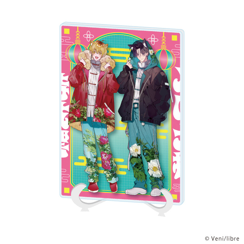 アクリルアートボード(A5サイズ)「セフレ、やっぱなしで!」01/月岡 大樹&時枝 響(描き下ろしイラスト) - 公式商品画像 | AniSmile