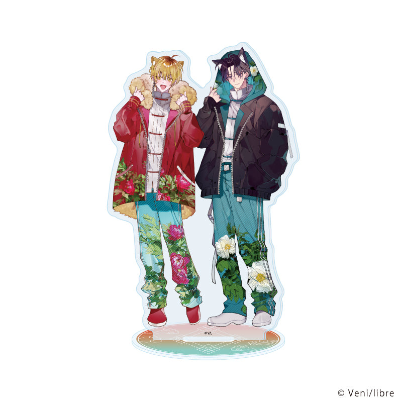 アクリルスタンド「セフレ、やっぱなしで!」02/月岡 大樹&時枝 響(描き下ろしイラスト) - 公式商品画像 | AniSmile
