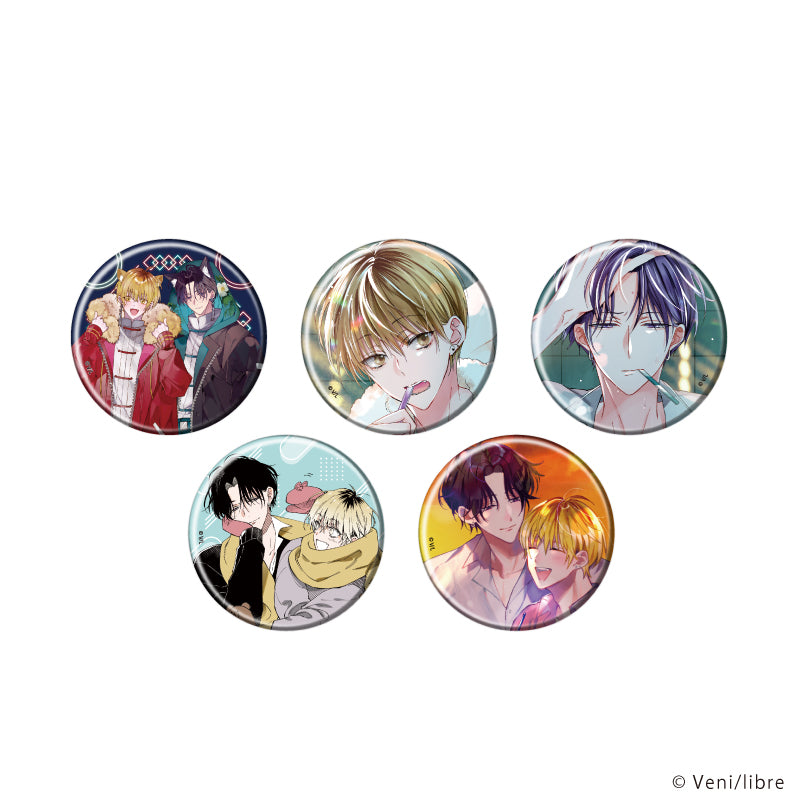 缶バッジ「セフレ、やっぱなしで!」01/ブラインド(全5種)(公式&描き下ろしイラスト) - 公式商品画像 | AniSmile