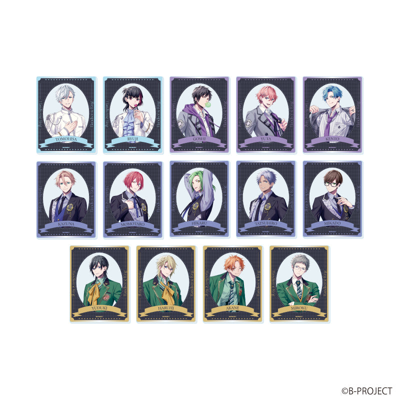 アクリルカード「B-PROJECT」01/Handsome King ブラインド(全14種)(公式イラスト) - 公式商品画像 | AniSmile