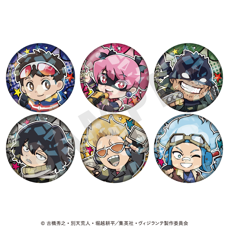 ヴィジランテ -僕のヒーローアカデミア ILLEGALS- トレーディング缶バッジ ミニキャラver.(全6種) 画像 2 | AniSmile