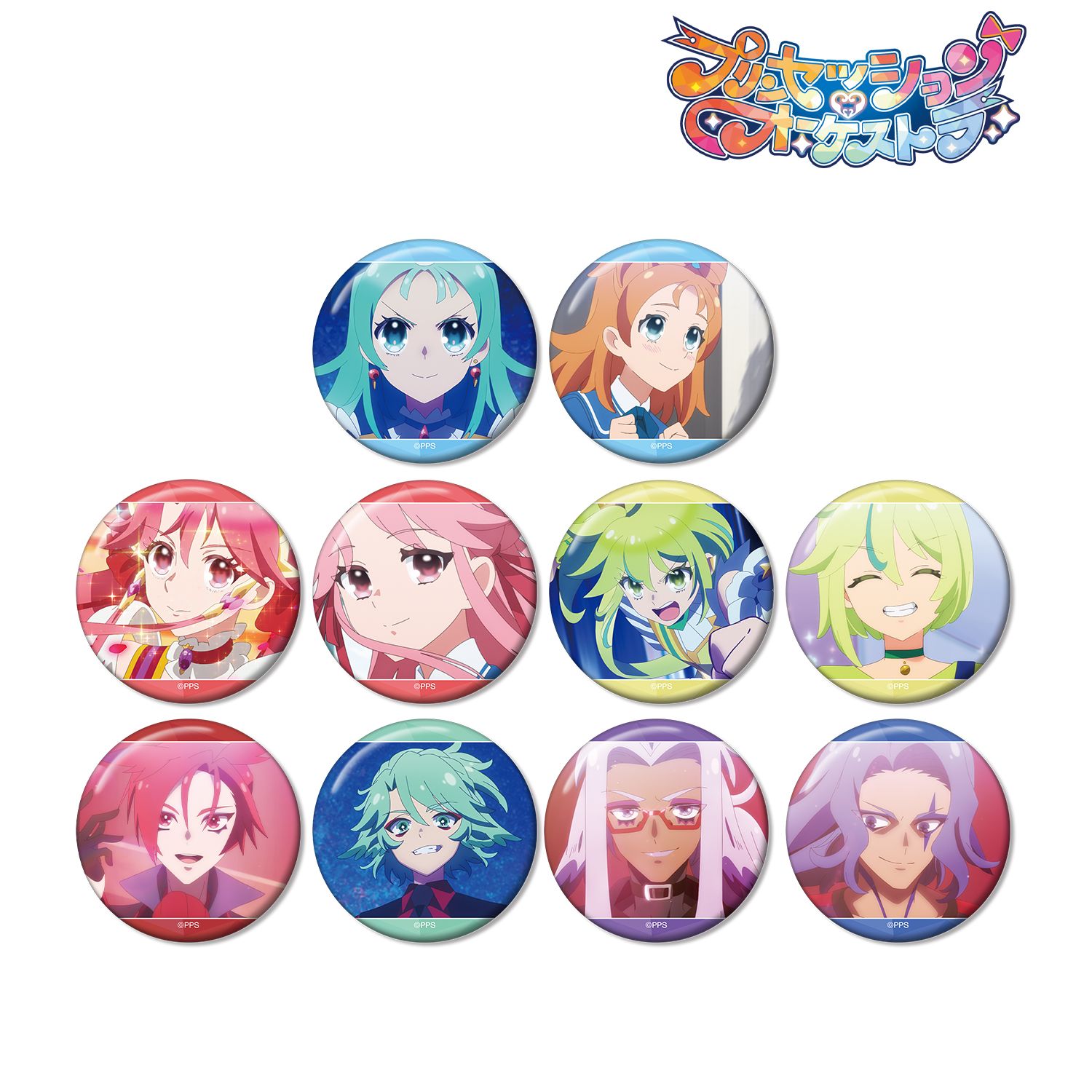 プリンセッション・オーケストラ トレーディング場面写缶バッジ(単位/単品) 画像 3 | AniSmile