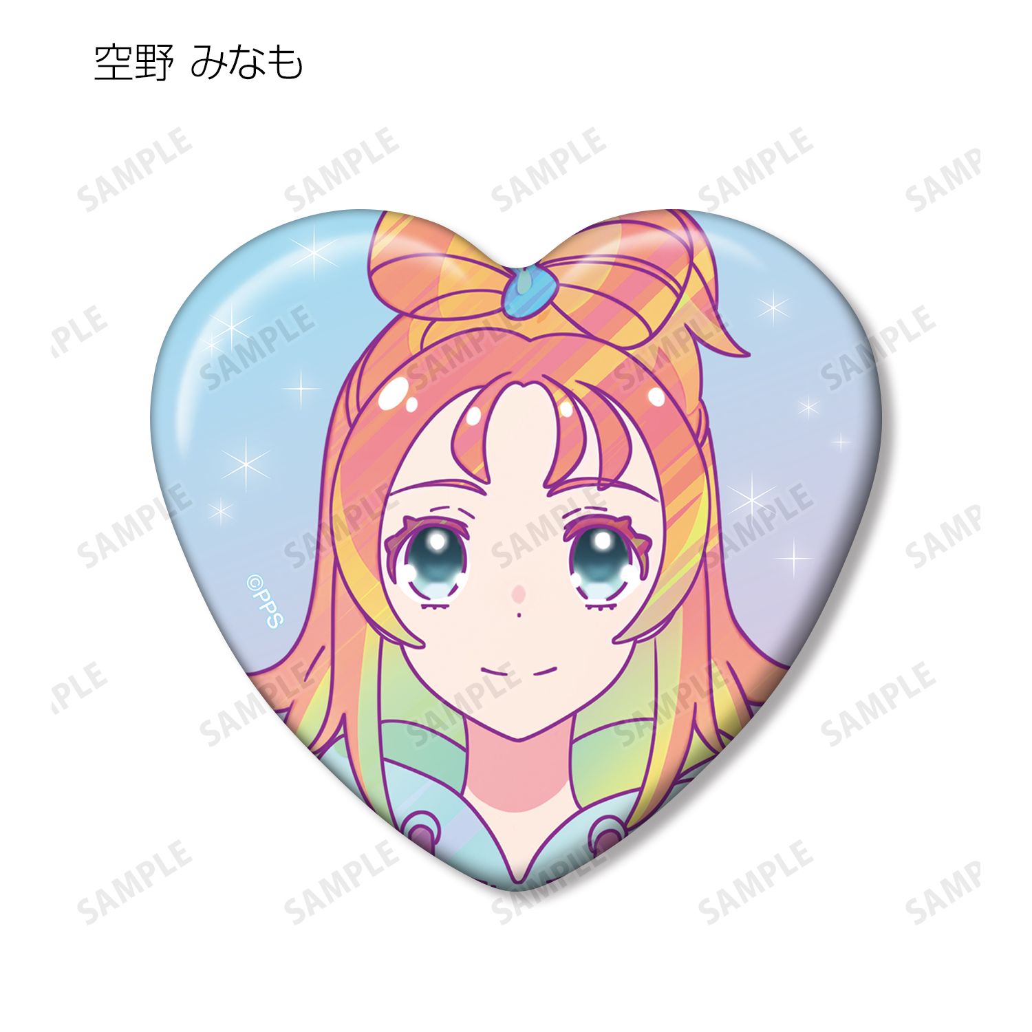プリンセッション・オーケストラ トレーディング Ani-Art clear label ハート型缶バッジ(単位/単品) 画像 3 | AniSmile
