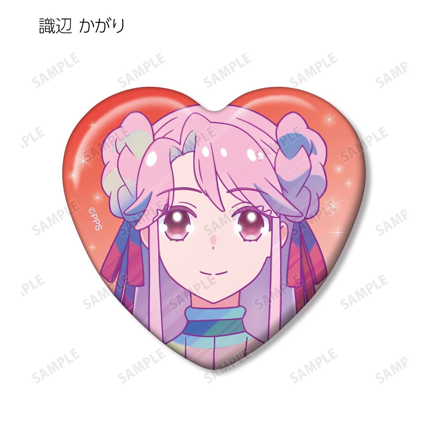 プリンセッション・オーケストラ トレーディング Ani-Art clear label ハート型缶バッジ(単位/単品) 画像 6 | AniSmile