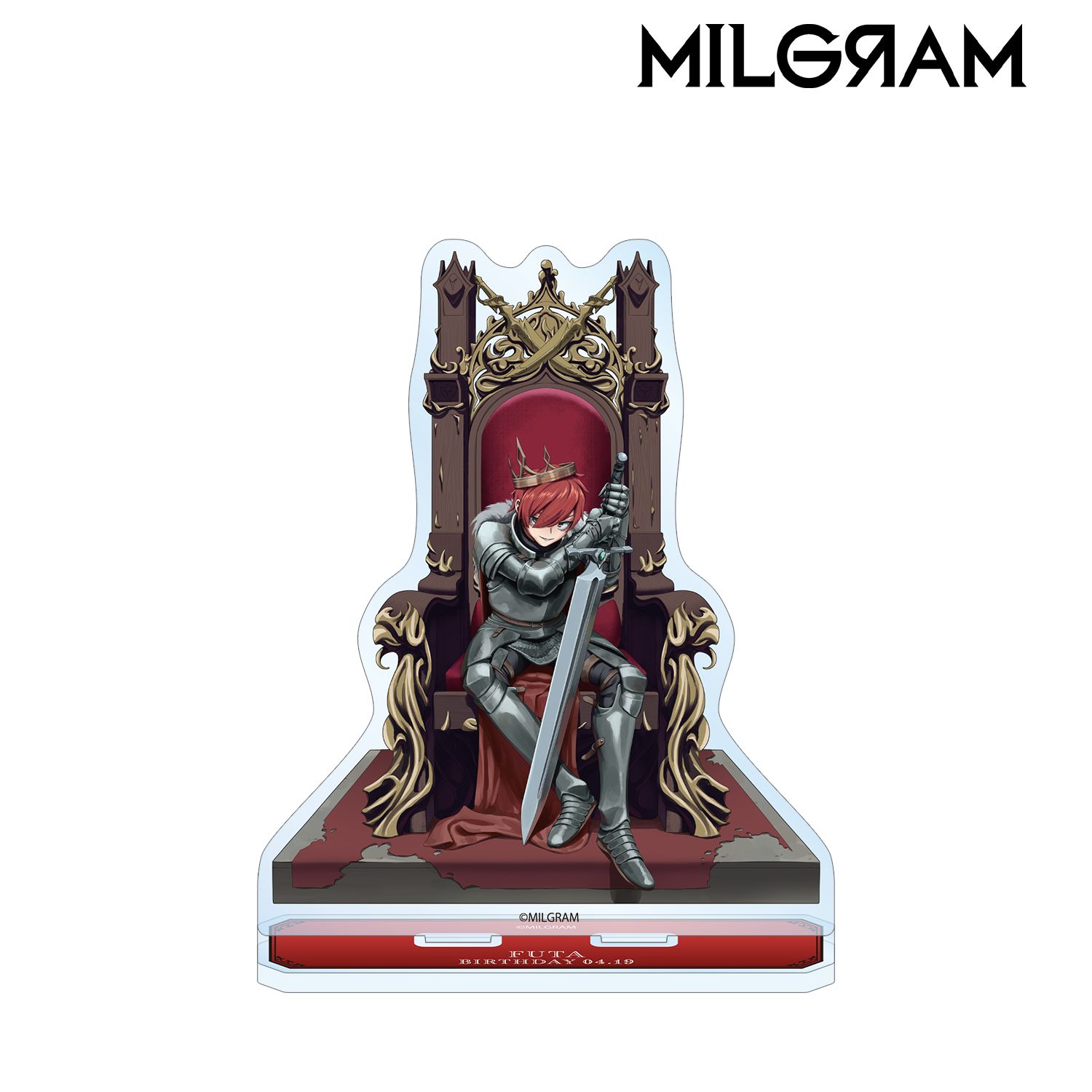 MILGRAM -ミルグラム- 描き下ろし フータ バースデーver. 第3弾 BIGアクリルスタンド 画像 2 | AniSmile