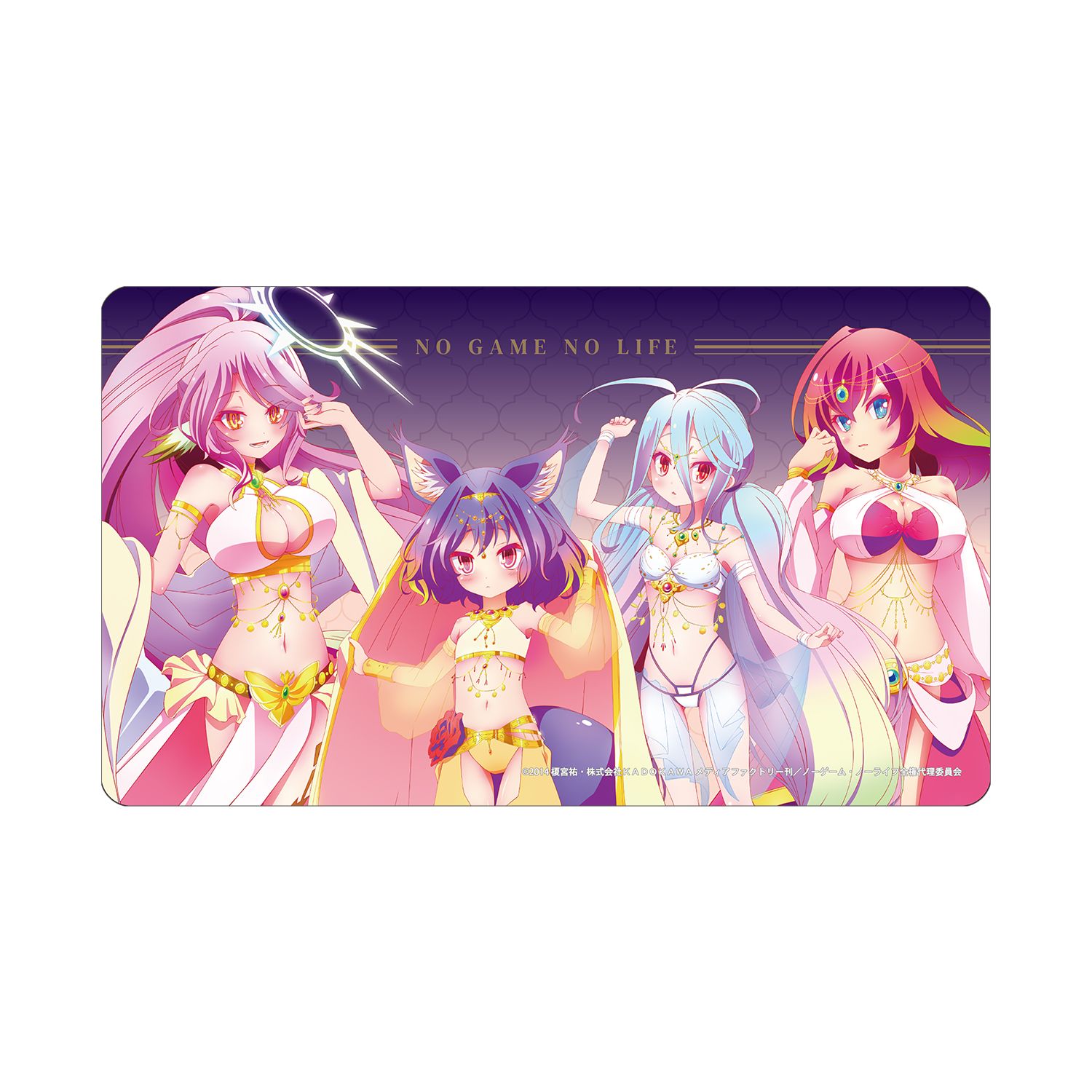 ノーゲーム・ノーライフ 描き下ろし 集合 踊り子ver. マルチデスクマット - 公式商品画像 | AniSmile