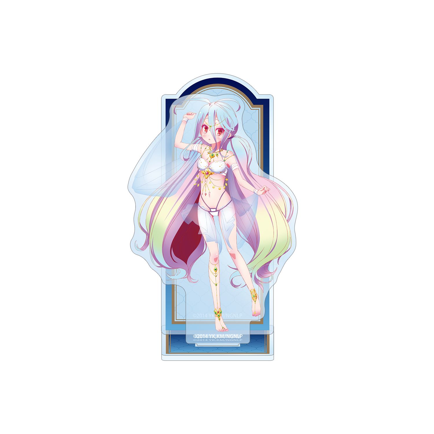 ノーゲーム・ノーライフ 描き下ろし 白 踊り子ver. BIGアクリルスタンド - 公式商品画像 | AniSmile