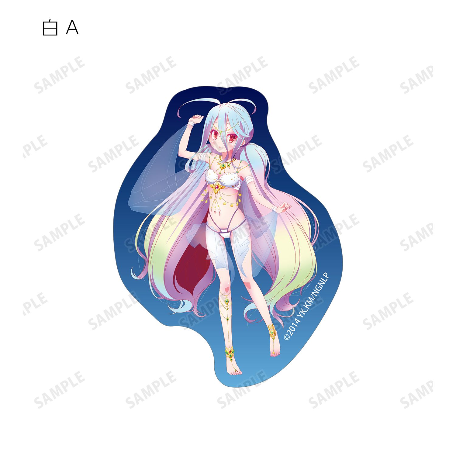 ノーゲーム・ノーライフ 描き下ろし 踊り子ver. トレーディングダイカットステッカー(単位/単品) 画像 2 | AniSmile