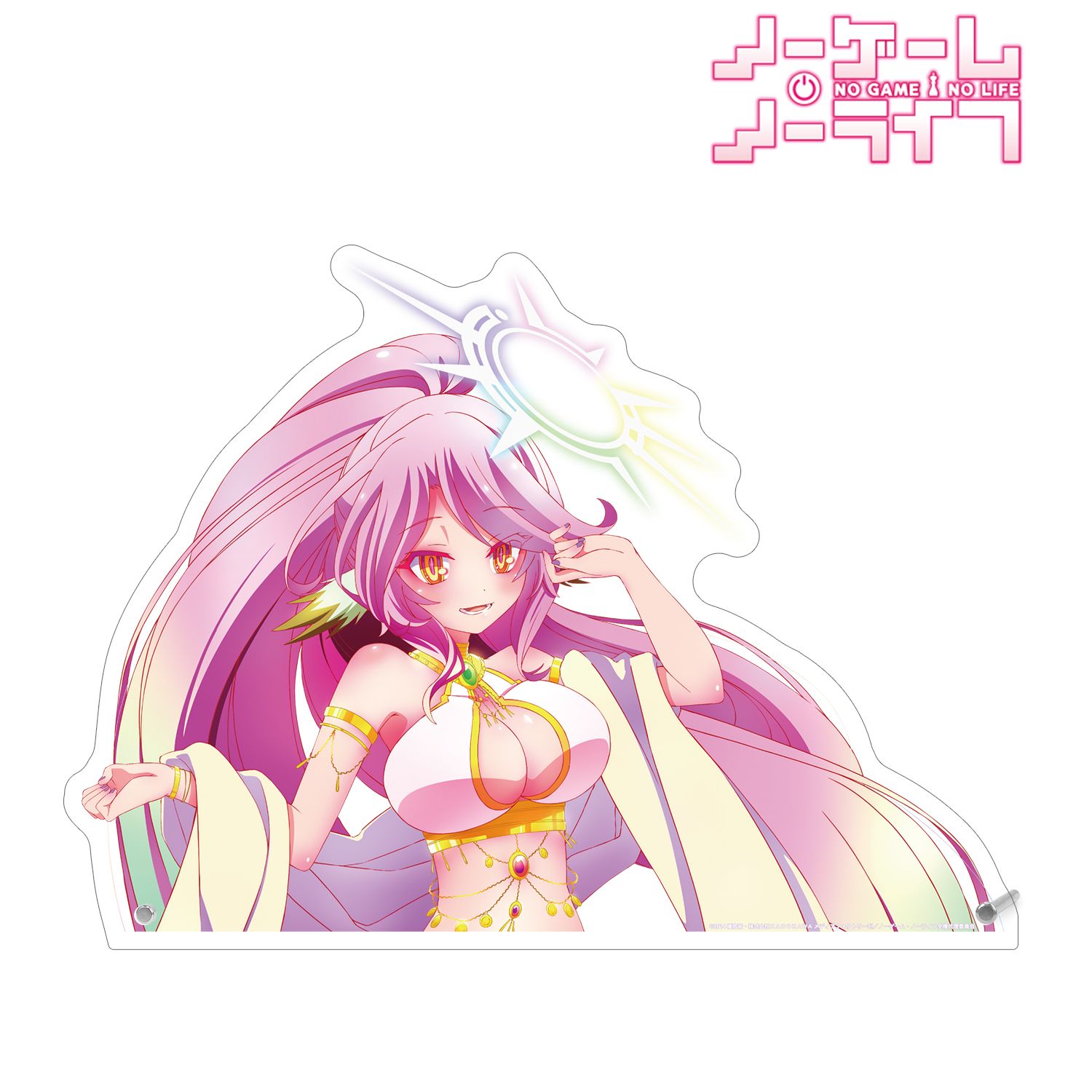 ノーゲーム・ノーライフ 描き下ろし ジブリール 踊り子ver. 特大ダイカットアクリルパネル 画像 2 | AniSmile