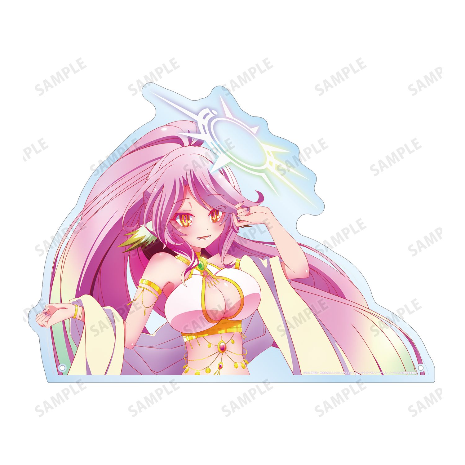 ノーゲーム・ノーライフ 描き下ろし ジブリール 踊り子ver. 特大ダイカットアクリルパネル 画像 3 | AniSmile