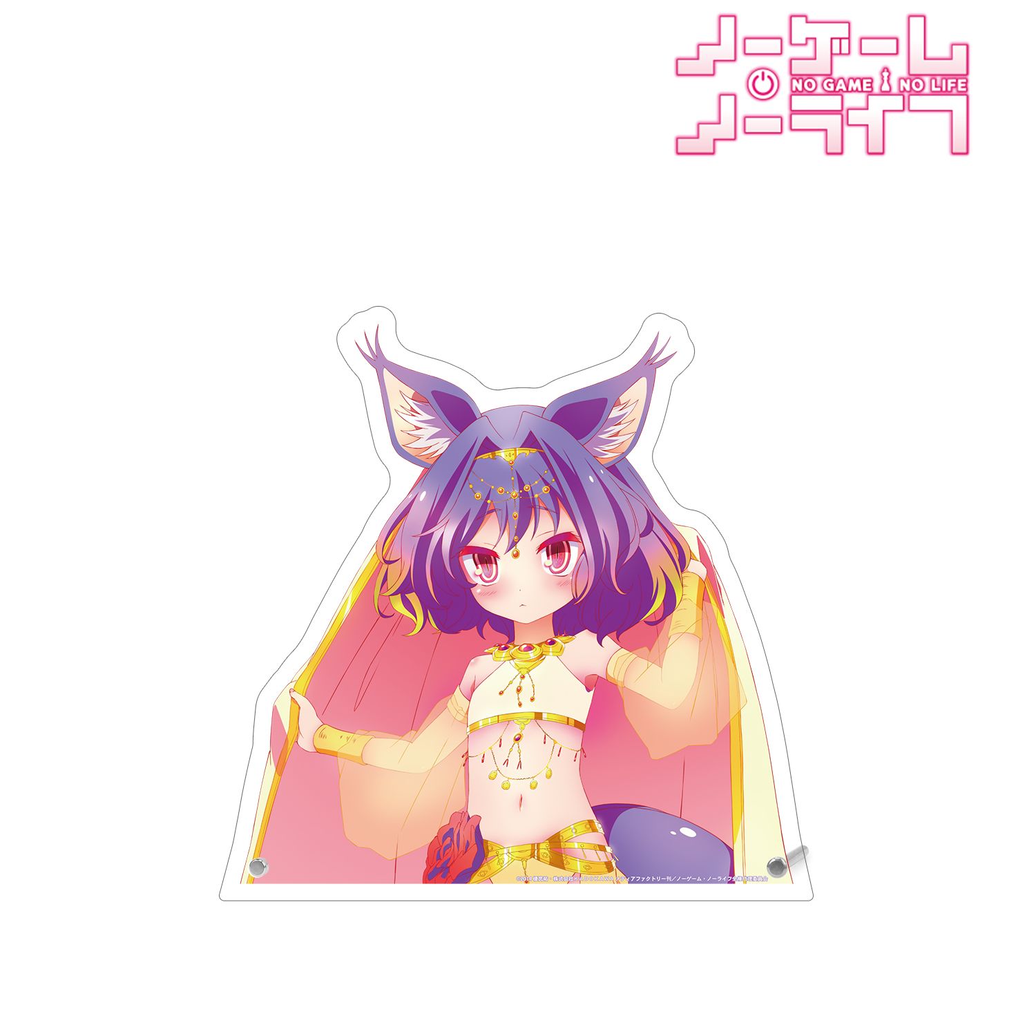 ノーゲーム・ノーライフ 描き下ろし 初瀬いづな 踊り子ver. 特大ダイカットアクリルパネル 画像 2 | AniSmile