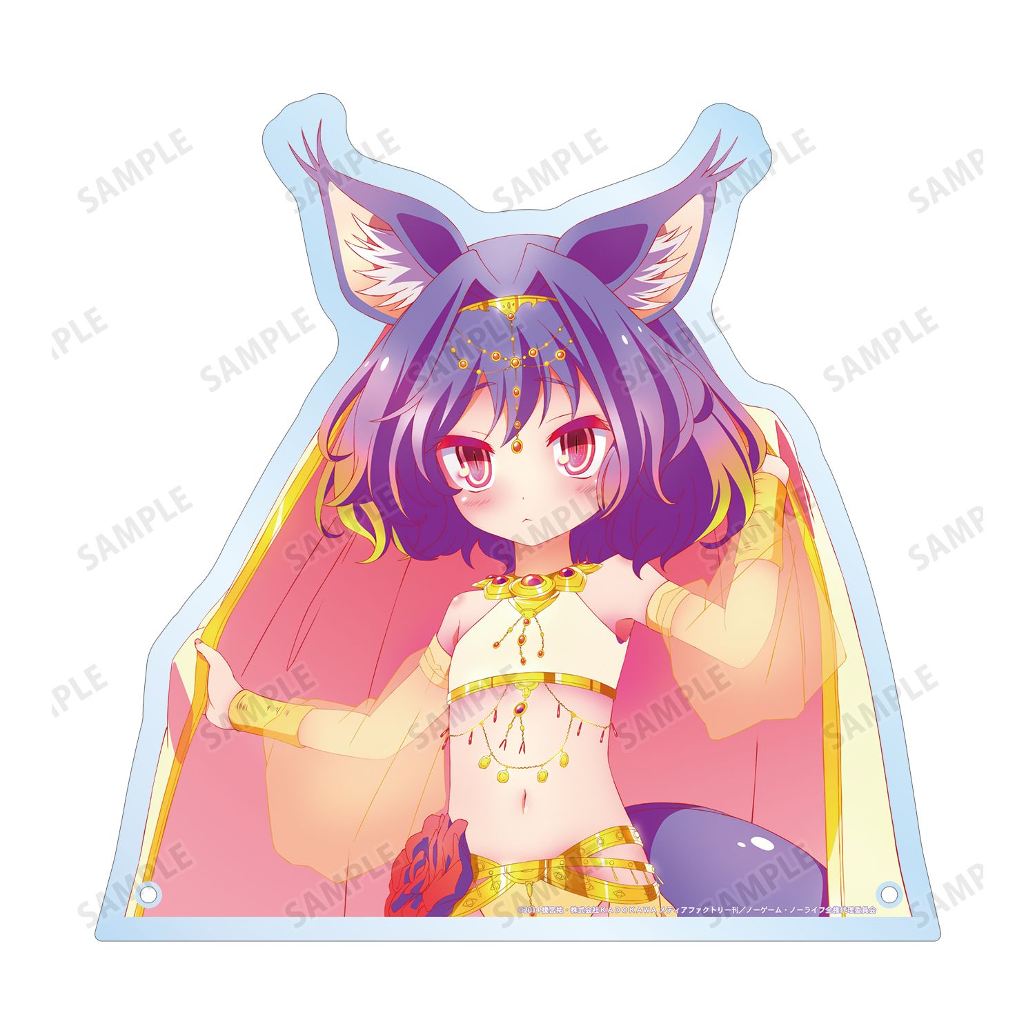 ノーゲーム・ノーライフ 描き下ろし 初瀬いづな 踊り子ver. 特大ダイカットアクリルパネル 画像 3 | AniSmile