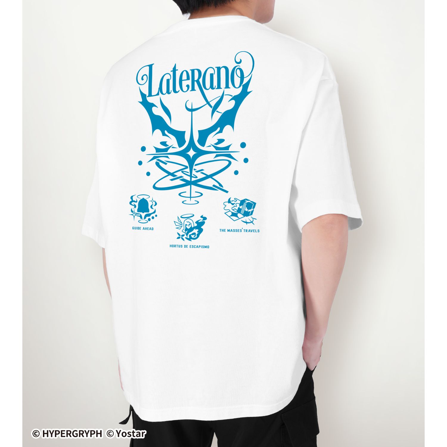 アークナイツ ラテラーノモチーフ BIGシルエットTシャツ ver.Aユニセックス(サイズ/S) 画像 6 | AniSmile