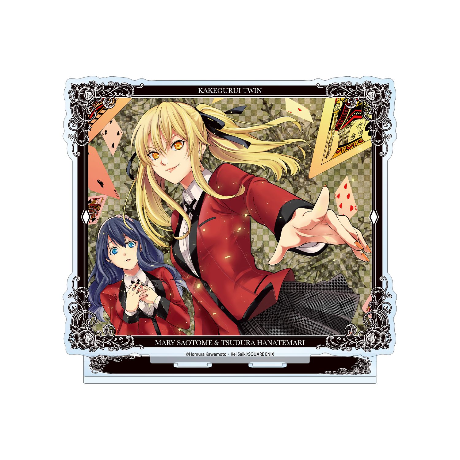 賭ケグルイ双 早乙女芽亜里&花手毬つづら BIGアクリルスタンド ver.A - official product image | AniSmile