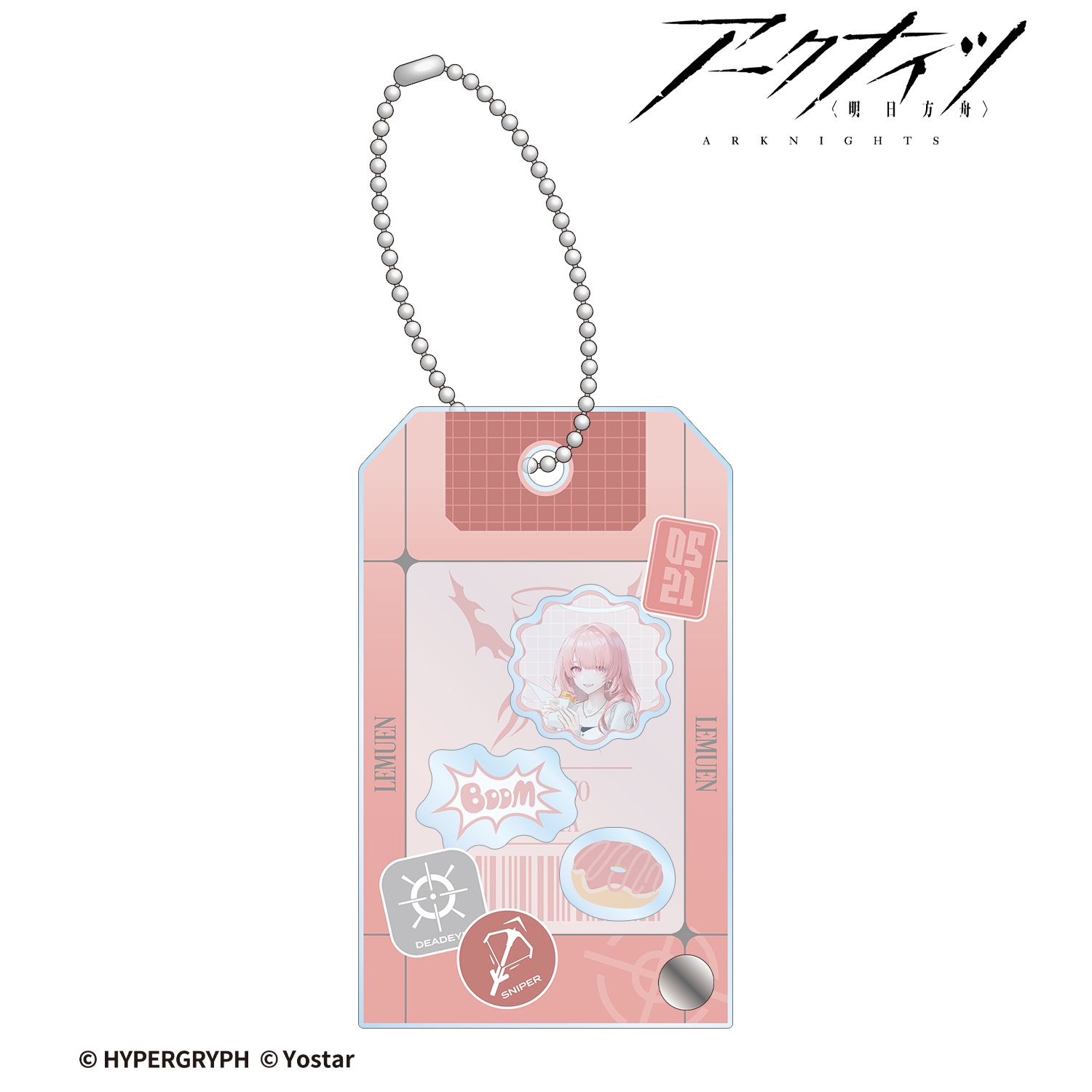 アークナイツ レミュアン ショッピングver. ショップタグ風パーツ付きフレームアクリルチャーム 画像 2 | AniSmile