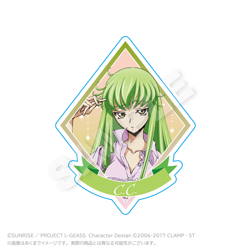 コードギアス 反逆のルルーシュ ダイカットステッカー MoonNight ver. C.C. - 公式商品画像 | AniSmile