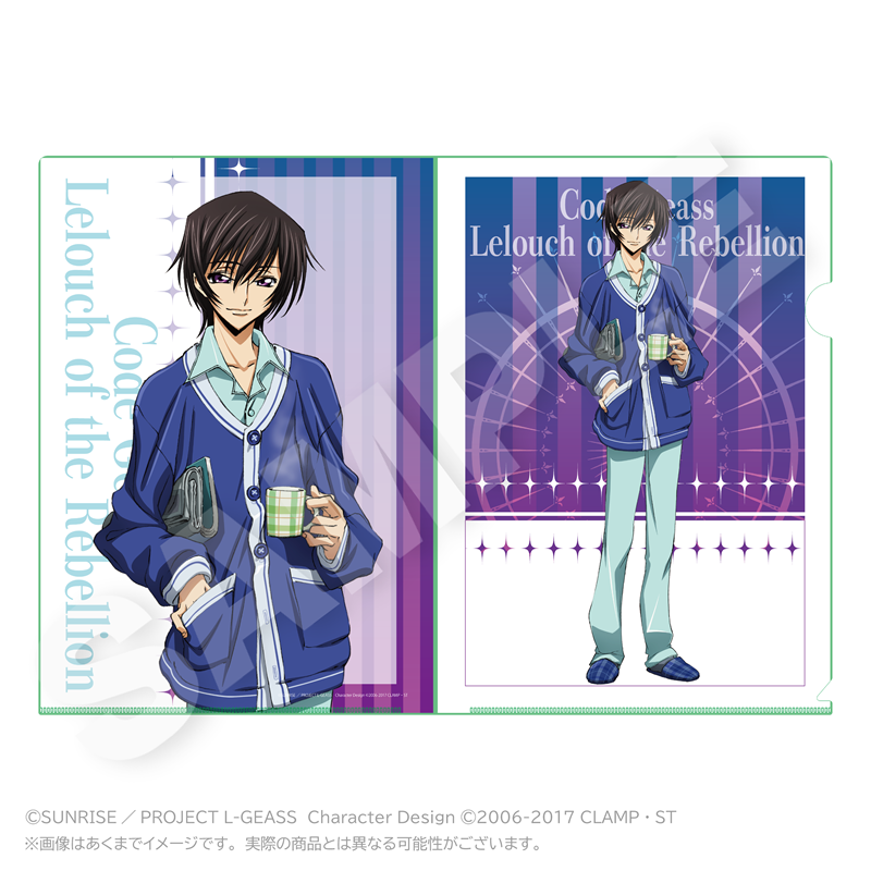 コードギアス 反逆のルルーシュ クリアファイル MoonNight ver. ルルーシュ B - 公式商品画像 | AniSmile