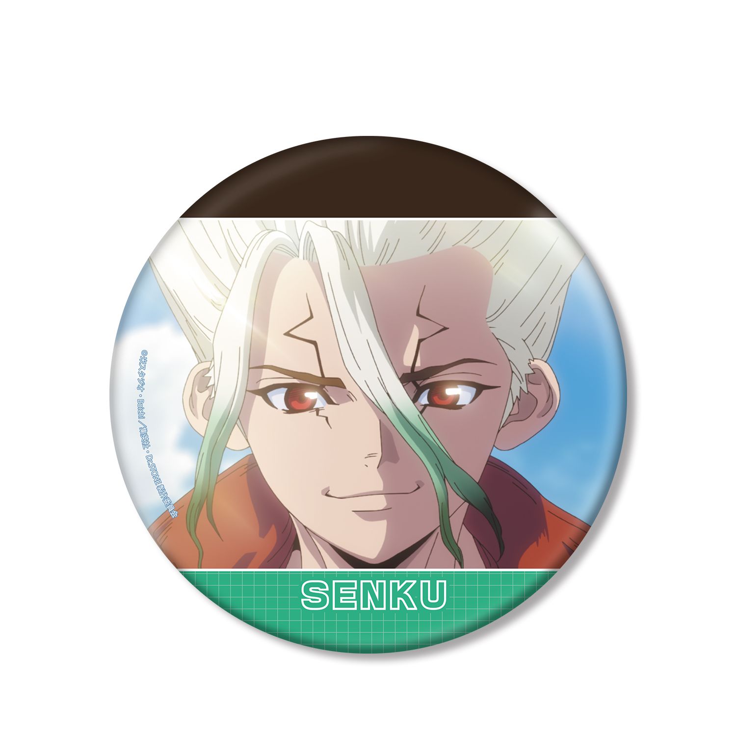 TVアニメ「Dr.STONE」 石神千空 4期23話 BIG缶バッジ - 公式商品画像 | AniSmile