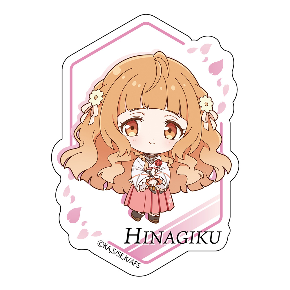 『春夏秋冬代行者 春の舞』 ミニキャラダイカットステッカー 花葉雛菊 - 公式商品画像 | AniSmile