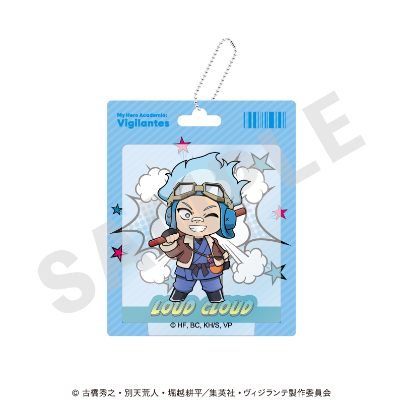 ヴィジランテ -僕のヒーローアカデミア ILLEGALS- アクリルキーホルダー ミニキャラver.(ラウドクラウド) 画像 3 | AniSmile