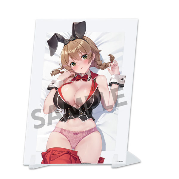 【再販】バニーガーデン 描き下ろしビジュアルアクリルプレート 花奈 A - 公式商品画像 | AniSmile