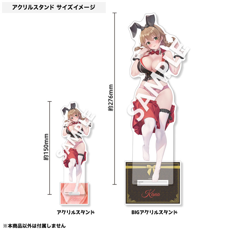 【再販】バニーガーデン 描き下ろしアクリルスタンド 花奈 A 画像 2 | AniSmile