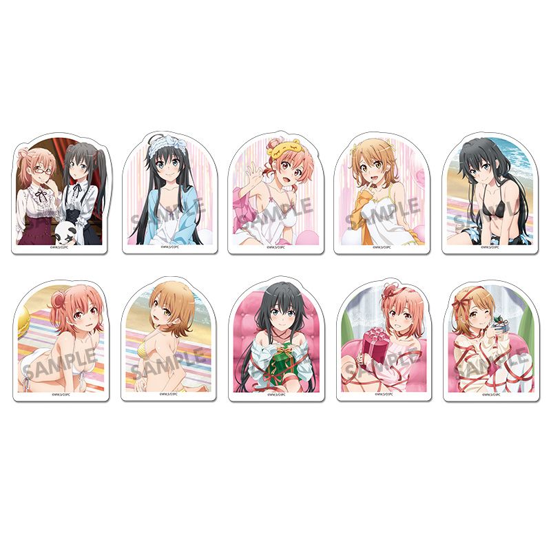 やはり俺の青春ラブコメはまちがっている。シリーズ トレーディングダイカットステッカー vol.4 - official product image | AniSmile