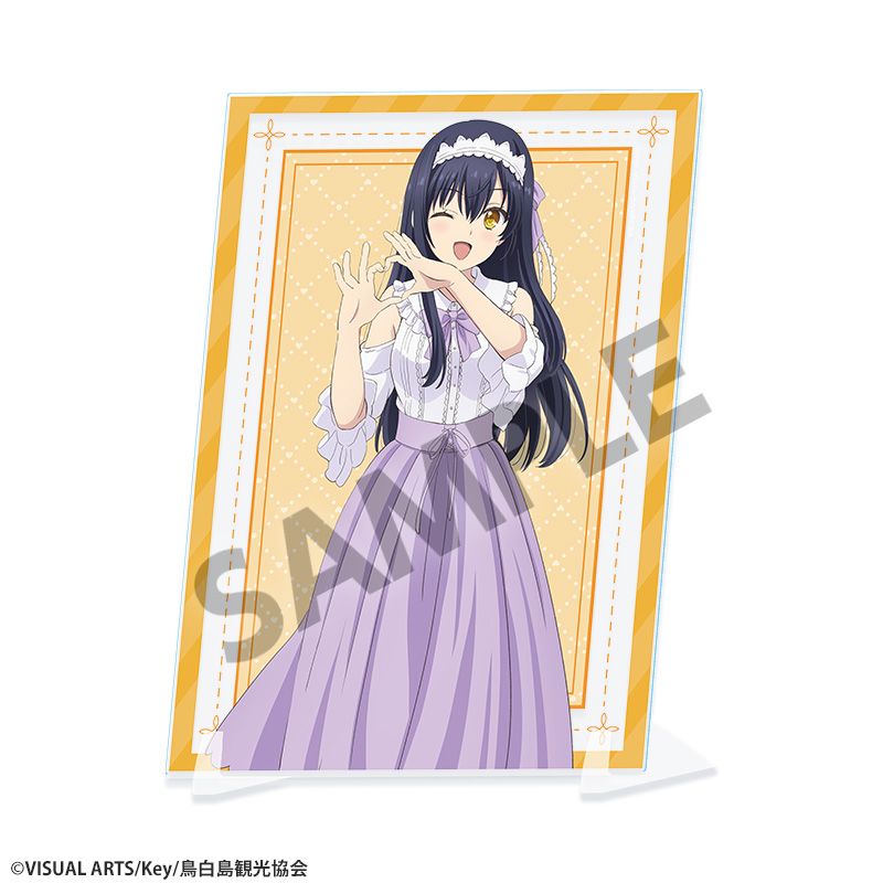 Summer Pockets 描き下ろしビジュアルアクリルプレート 久島鴎 ゆめかわ ver. - 公式商品画像 | AniSmile