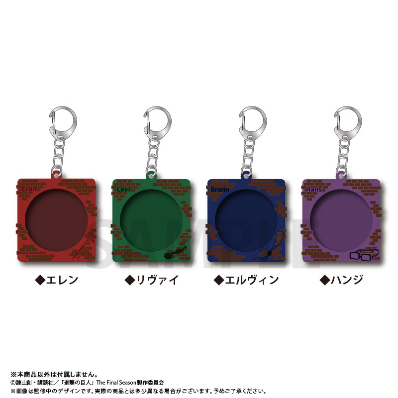 進撃の巨人 ラバー缶バッジケース エレン 画像 2 | AniSmile