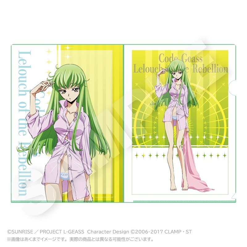 コードギアス 反逆のルルーシュ クリアファイル MoonNight ver. C.C. - 公式商品画像 | AniSmile