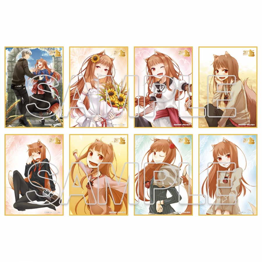 『狼と香辛料』原作20周年記念 トレーディングミニ色紙 - 公式商品画像 | AniSmile