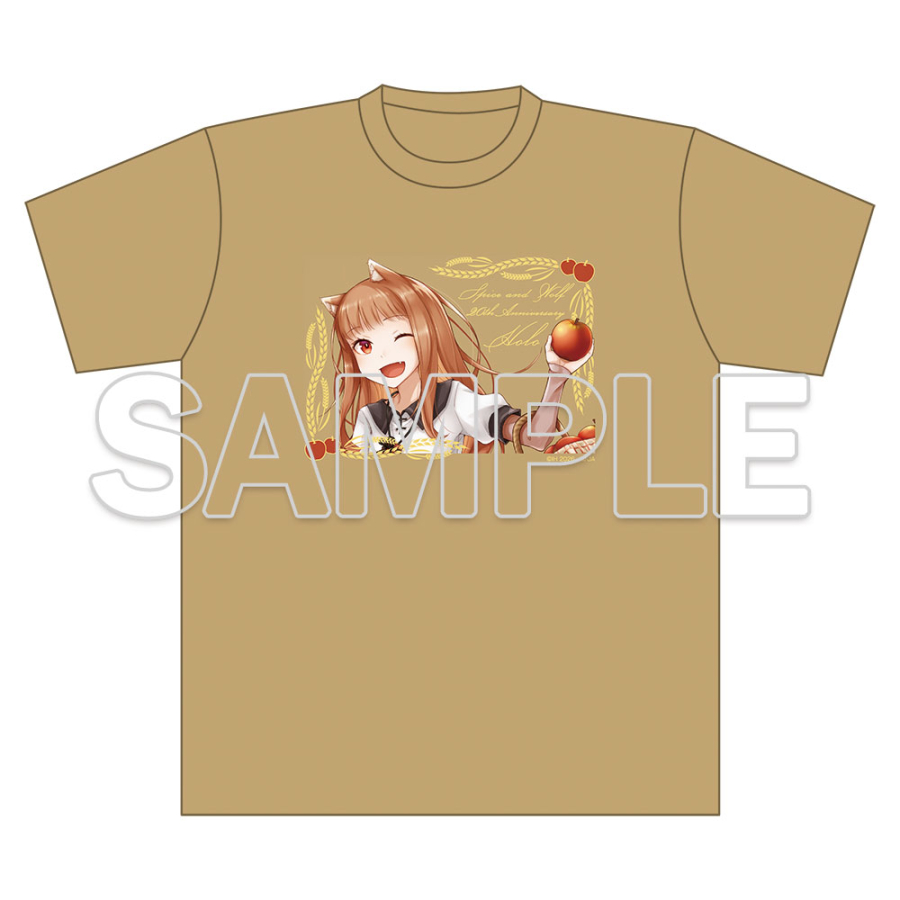 『狼と香辛料』原作20周年記念 Tシャツ おでかけver. XL - 公式商品画像 | AniSmile