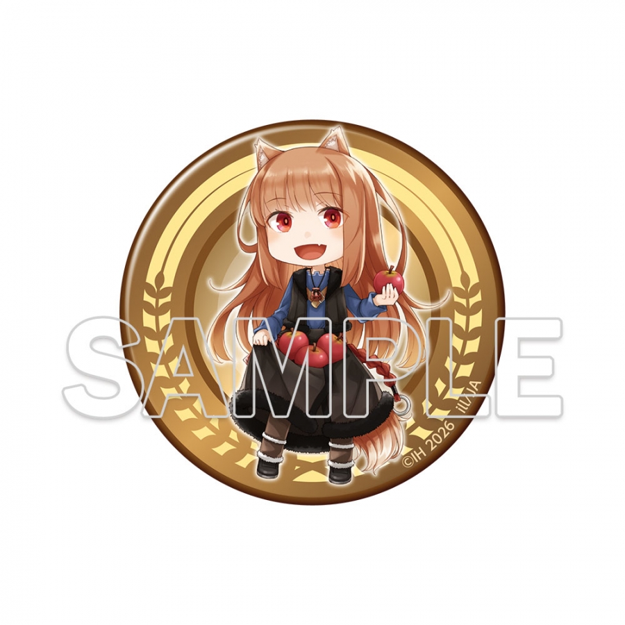 『狼と香辛料』原作20周年記念 トレーディング缶バッジ 描き下ろしミニキャラver. Image 2 | AniSmile