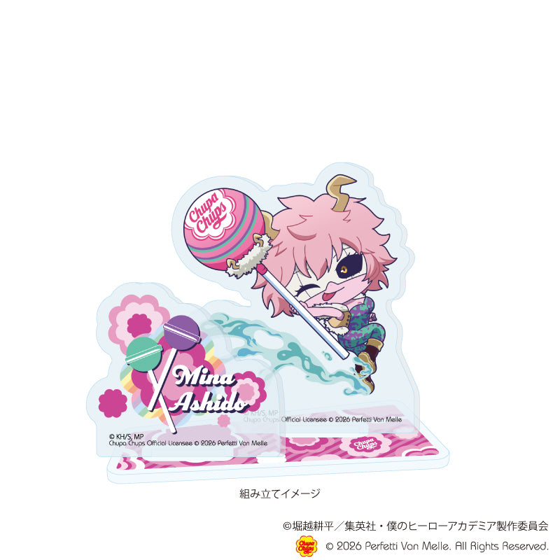 アクリルスタンドプレート「アニメ 『僕のヒーローアカデミア』×チュッパチャプス」07/芦戸 三奈(ミニキャライラスト) 画像 2 | AniSmile