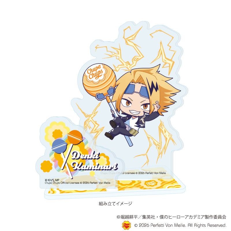 アクリルスタンドプレート「アニメ 『僕のヒーローアカデミア』×チュッパチャプス」06/上鳴 電気(ミニキャライラスト) 画像 2 | AniSmile
