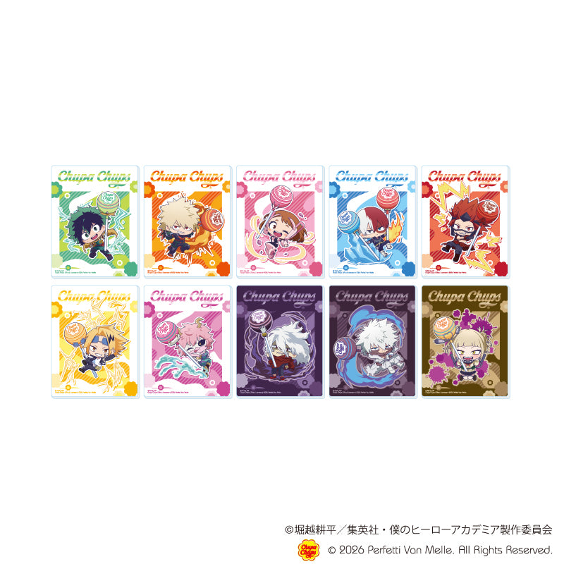 アクリルカード「アニメ 『僕のヒーローアカデミア』×チュッパチャプス」01/ブラインド(全10種)(ミニキャライラスト) - 公式商品画像 | AniSmile