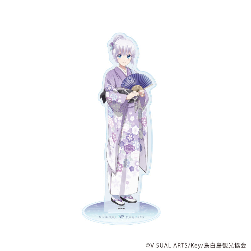 アクリルスタンド「TVアニメ『Summer Pockets』」11/鳴瀬しろは 着物ver.(描き下ろしイラスト) - 公式商品画像 | AniSmile