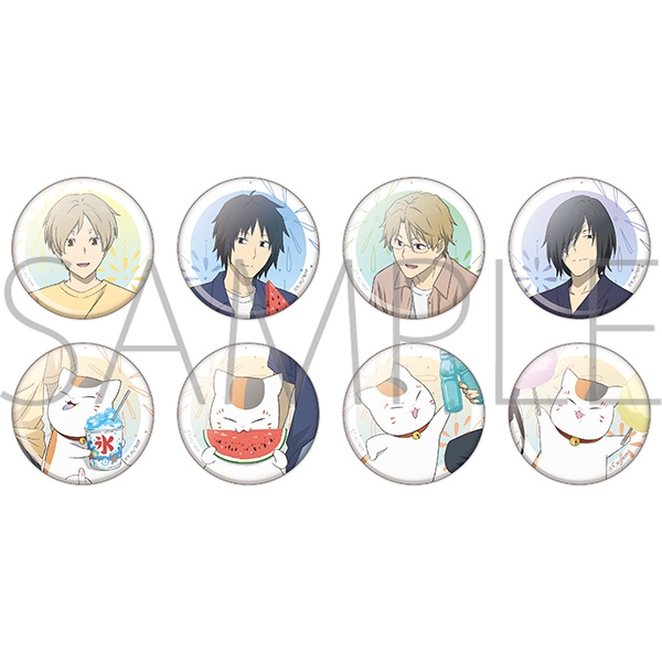 夏目友人帳 キャラバッジコレクション/サマーVer. - official product image | AniSmile