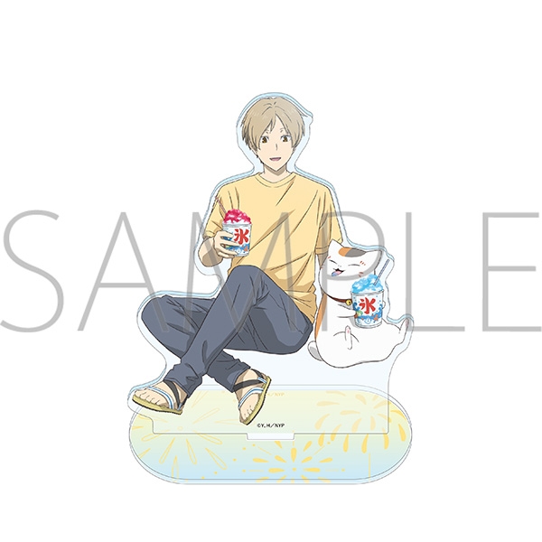 夏目友人帳 アクリルスタンド/夏目貴志&ニャンコ先生 サマーVer. - official product image | AniSmile