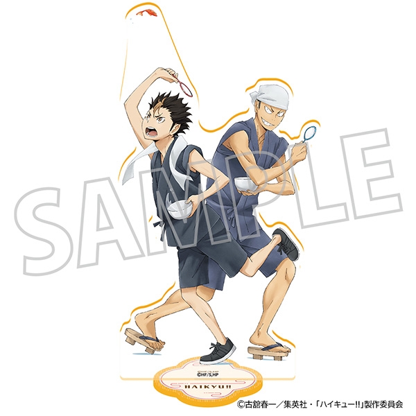 ハイキュー!! ふちからすたんど(アクリルスタンド)/西谷&田中 - 公式商品画像 | AniSmile