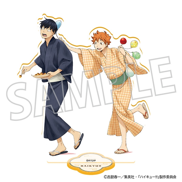 ハイキュー!! ふちからすたんど(アクリルスタンド)/日向&影山 - 公式商品画像 | AniSmile