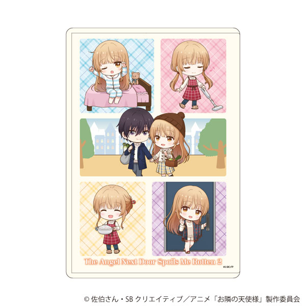 キャラクリアケース「お隣の天使様にいつの間にか駄目人間にされていた件2」11/冬の1日ver. 集合デザイン(ミニキャライラスト) - 公式商品画像 | AniSmile