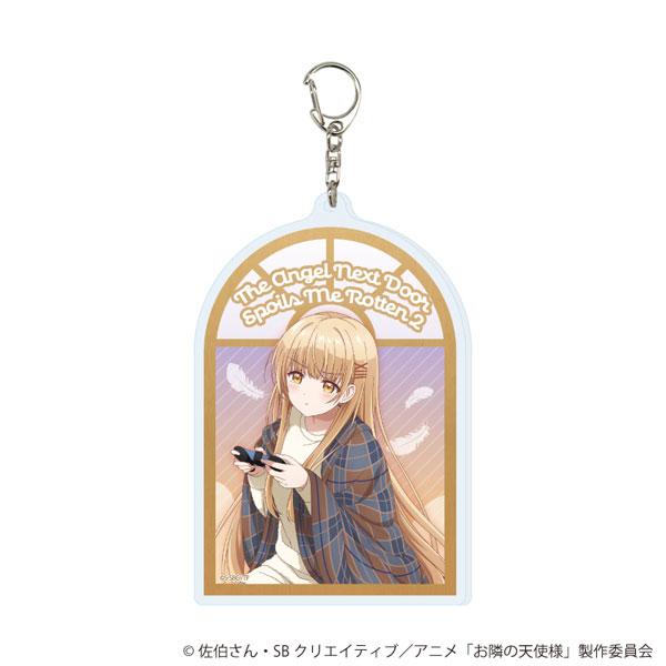 デカアクリルキーホルダー「お隣の天使様にいつの間にか駄目人間にされていた件2」07/椎名真昼 夜ver.(描き下ろしイラスト) - 公式商品画像 | AniSmile