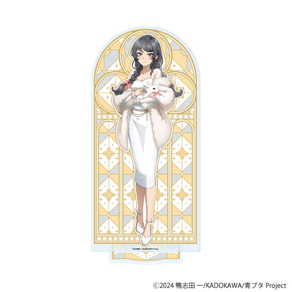 BIGアクリルスタンド「青春ブタ野郎はサンタクロースの夢を見ない」05/桜島麻衣 ホワイトウィンターver.(描き下ろしイラスト) - 公式商品画像 | AniSmile