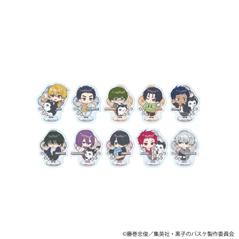 アクリルぷちスタンド「黒子のバスケ」29/テツヤ2号といっしょver. ブラインド(全10種)(ミニキャライラスト) 画像 2 | AniSmile