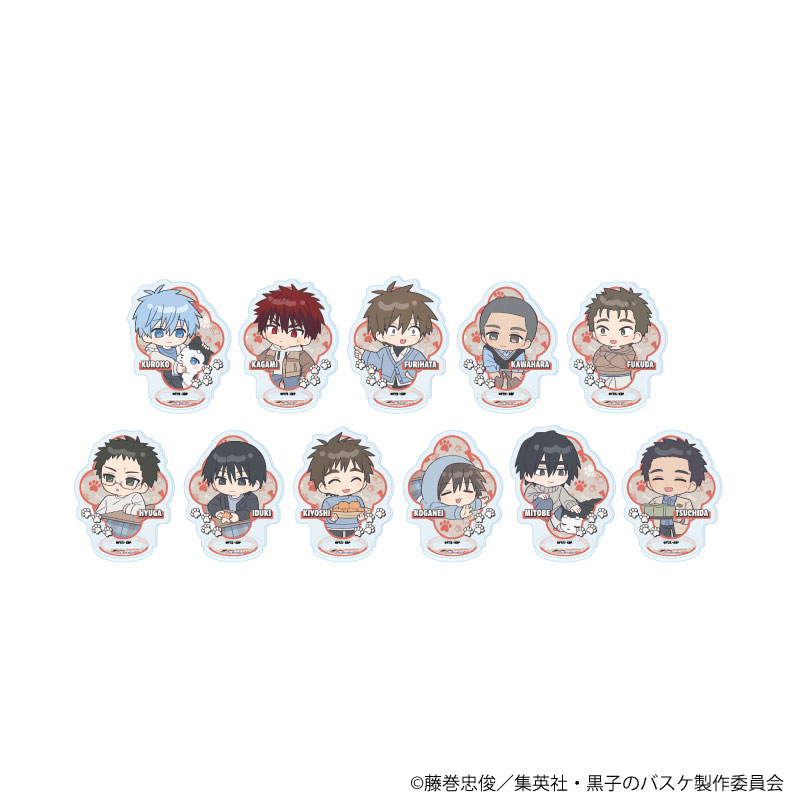 アクリルぷちスタンド「黒子のバスケ」28/テツヤ2号といっしょver. ブラインド(全11種)(ミニキャライラスト) 画像 2 | AniSmile