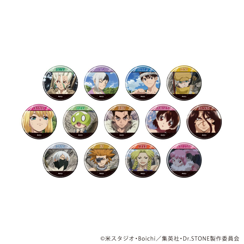 缶バッジ「Dr.STONE」37/ブラインド(全13種)(場面写イラスト) 画像 2 | AniSmile