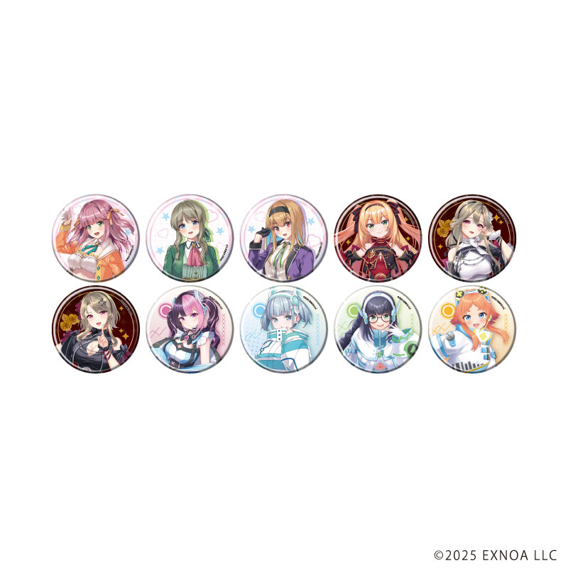 缶バッジ「STELLAR IDOL PROJECT」01/ブラインド(全10種)(公式イラスト) 画像 2 | AniSmile