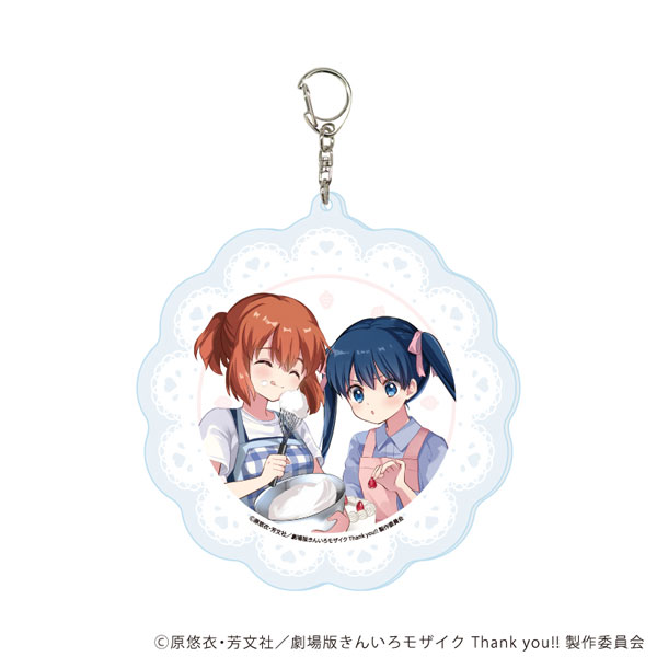 デカアクリルキーホルダー「きんいろモザイク Thank you!!」02/綾・陽子バースデーver.(描き下ろしイラスト) - 公式商品画像 | AniSmile